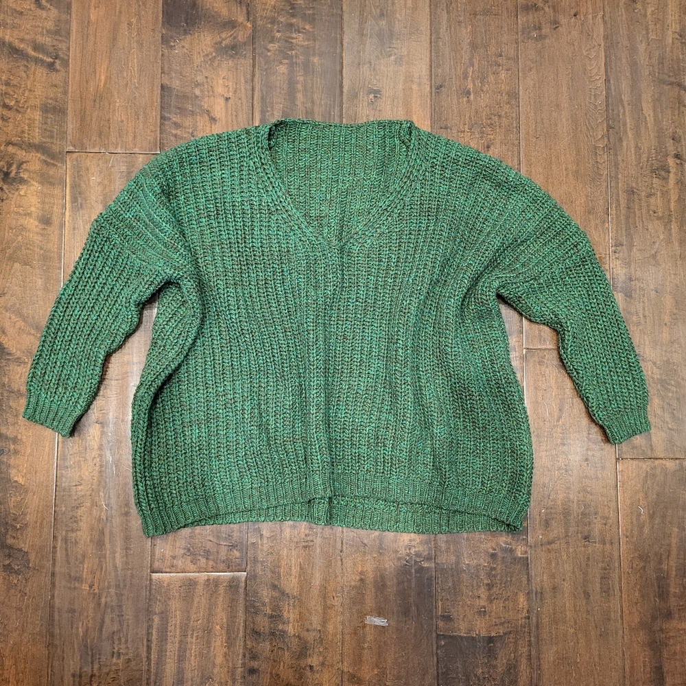 NWOT Knit Green Sweater